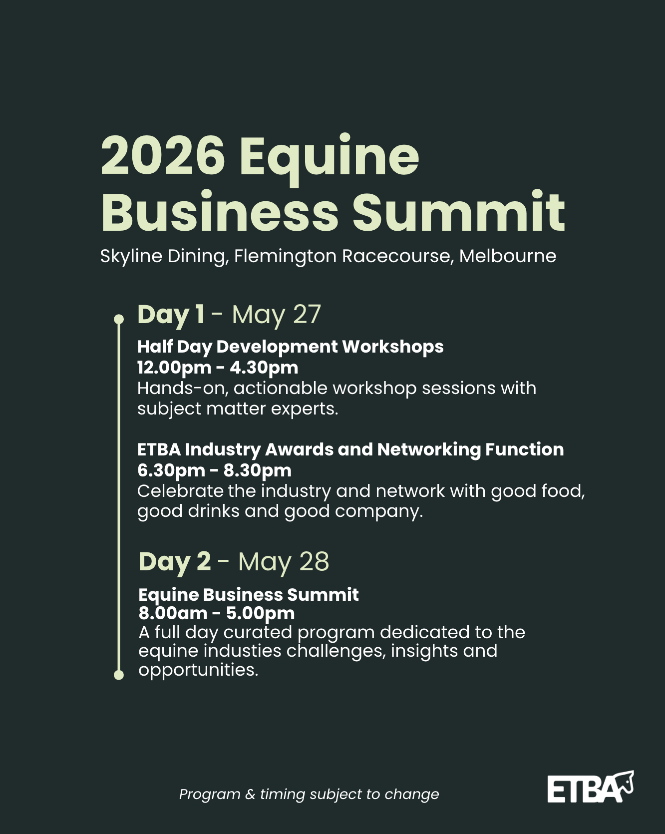 2026 Equine Business Summit